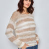 Crochet Sweater Beige