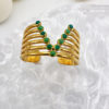 ADJUSTABLE RING Green V