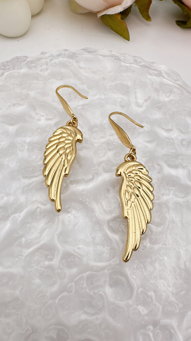 DANGLE WING EARRINGS