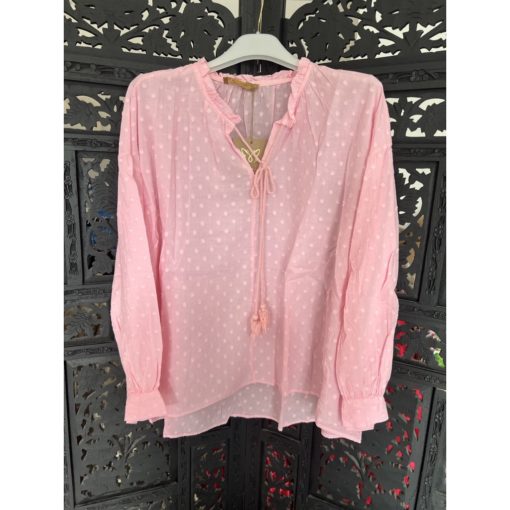 Lulu pink blouse