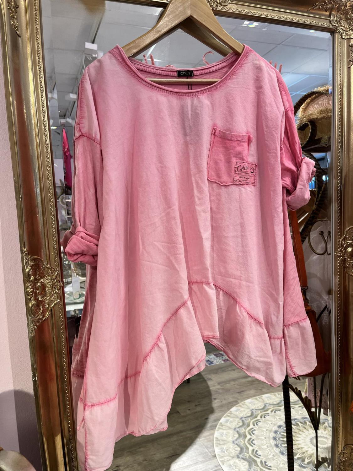 Odessy Cotten Blouse Pink