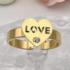 ADJUSTABLE RING Love heart