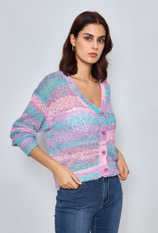 Crochet Cardigan Lavender