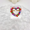 ADJUSTABLE RING HEART BEADS