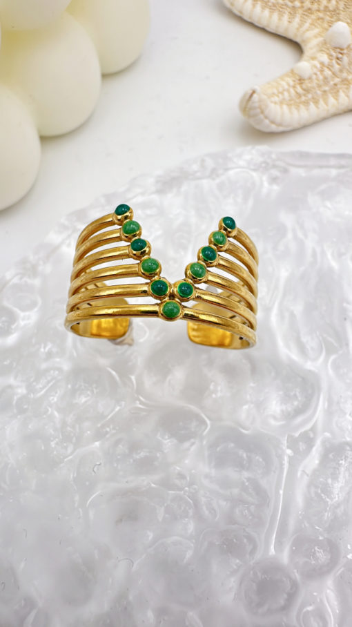 ADJUSTABLE RING Green V