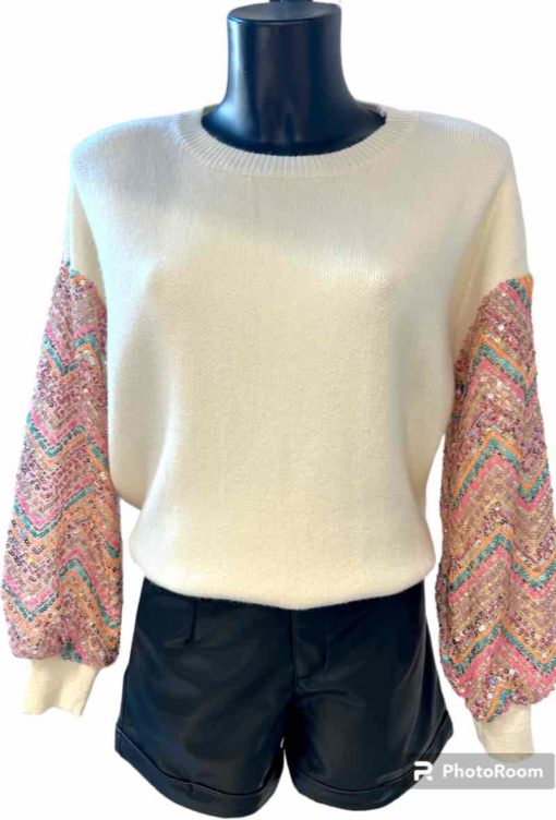 Sparkel Sleeve Sweater