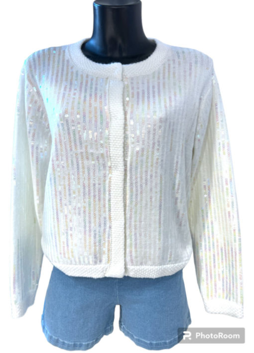 Sequin vest