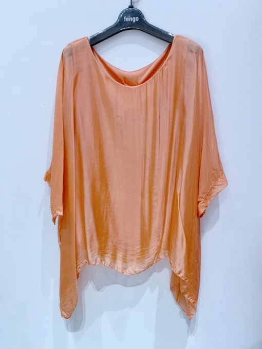 Silk Blouse Orange