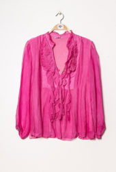 Silk Blouse Fuchia