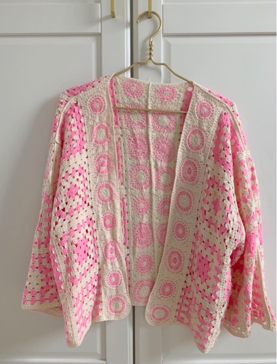 Boho Cardigan Pink