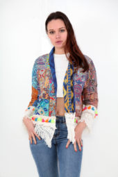 Boho colour jacket Turquise