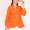 embroidery blouse Orange