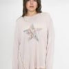 Simple Star Sweater Pink