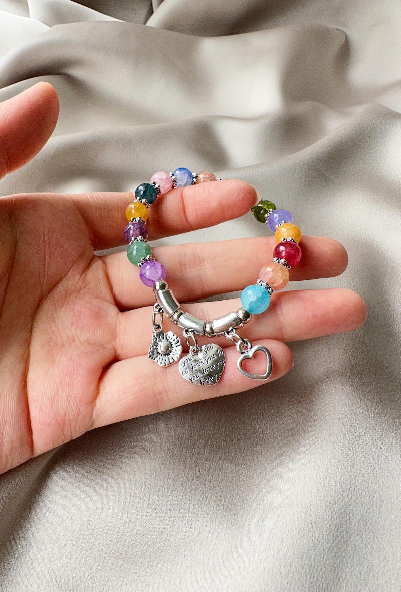 Rainbow charm Bracelet