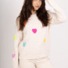 Little Heart Knit Sweater Multi