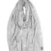 Shiny heart scarf Grey