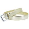 Leather belt Golden