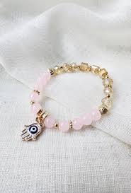 Hand of Fatma Bracelet Pink