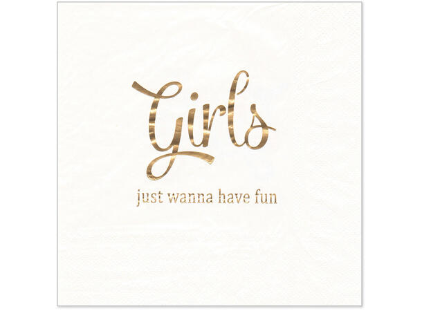 Girls Fun Serviett Gull