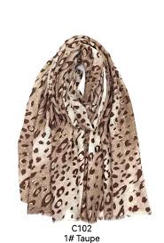 Leopard scarf