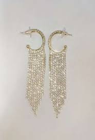 Diamond Splash Earrings Gold