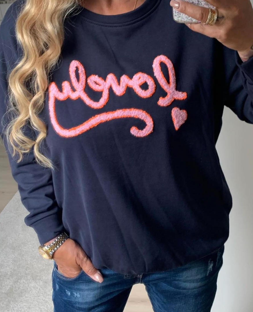 Lovely Crewneck Navy