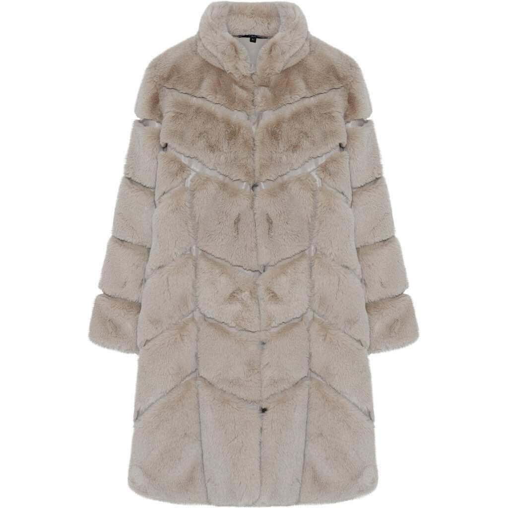 Lux fur jacket Beige