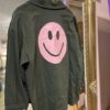 Pink Smiley Army Jacket