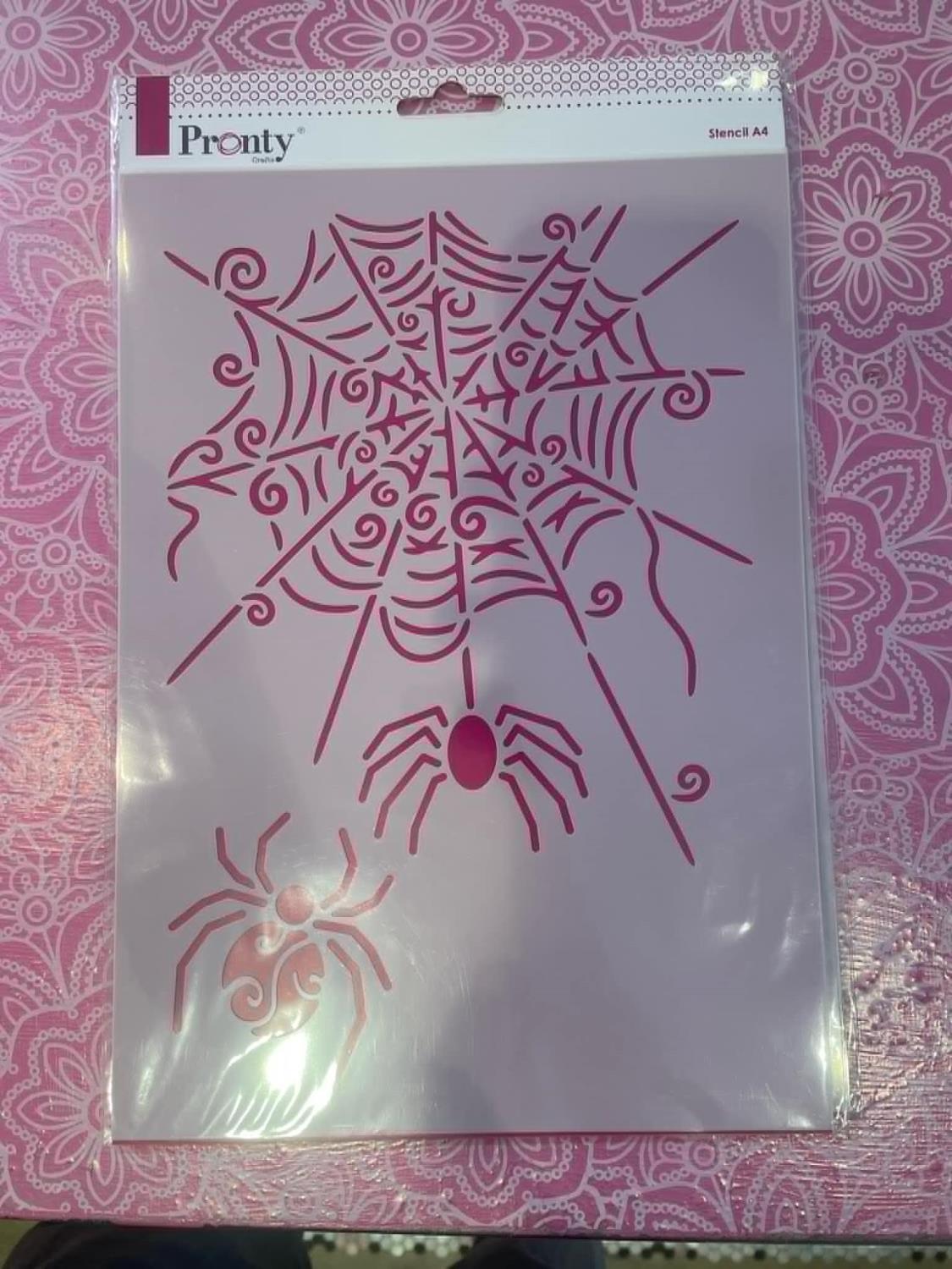 Spider stencil