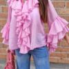 Ida blouse fuxia