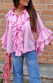 Ida blouse fuxia