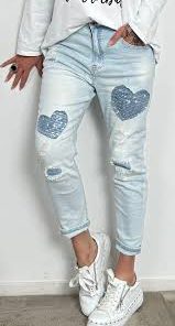 Heart Blue Jeans