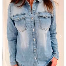 Hedda denim shirt