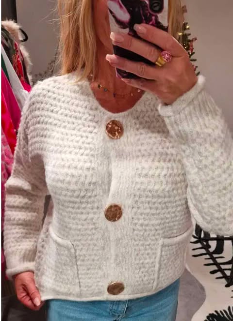 Gold Button cardigan