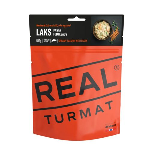 Real Turmat  Laks med pasta og fløtesaus 500 gr