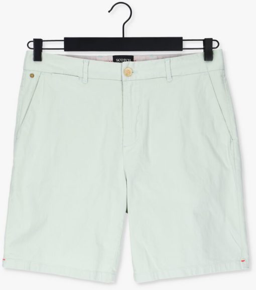 Stuart garment-dyed pima cotton-blend short