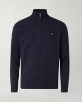 Clay Cotton Half-Zip Sweater(561)