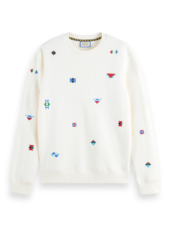 Sweatshirt med print