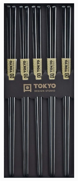 Spisepinner,Tokyo, Stainless Steel Black, set/5