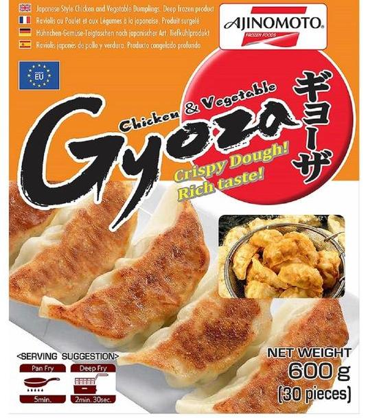 Gyoza, Chicken & Veg.600g. Ajinomoto