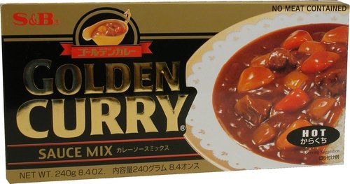 S&B Golden curry, Hot, 220g