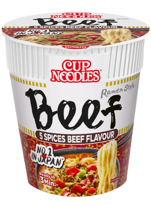 Nissin, Cup Noodle Beef 64g