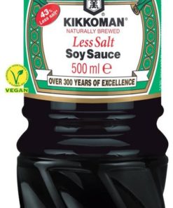 Kikkoman, less salt 500ml  VEGAN