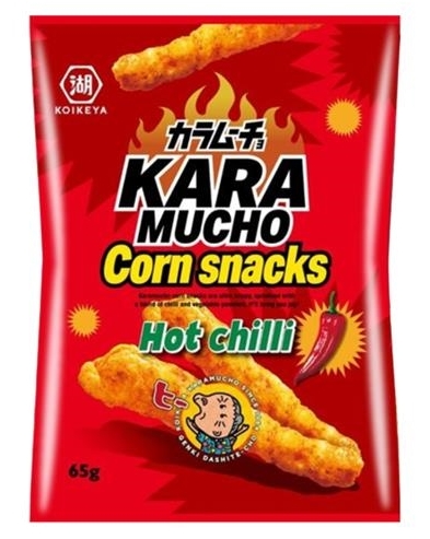Karamucho, Corn snacks hot chilli 63gKoikeya