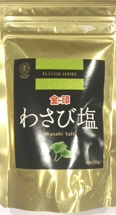 Salt, Wasabi shio 100g,Kinjirushi