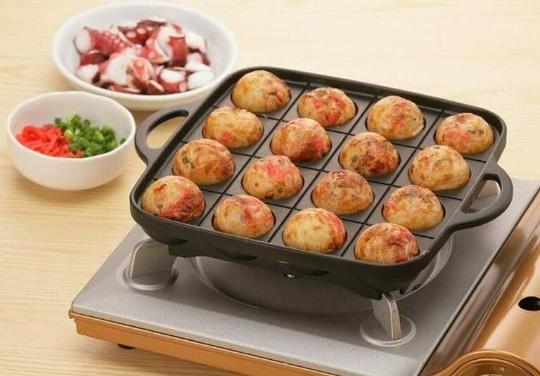 Takoyaki Plate. Jern (40*40cm) for Gaskoker