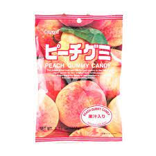 Frutia Gummy, Peach 107g.Kasugai