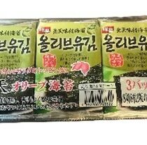 Ajinori, korean seasoned Olive (3x4g)*24/k