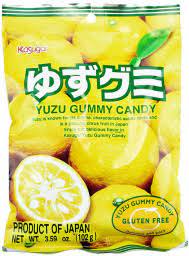 Frutia Gummy,Yuzu 107g.Kasugai