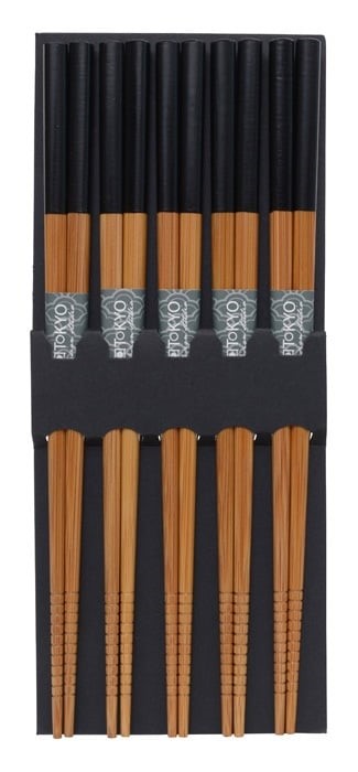 Spisepinner/Hashi, bamboo, 5/set
